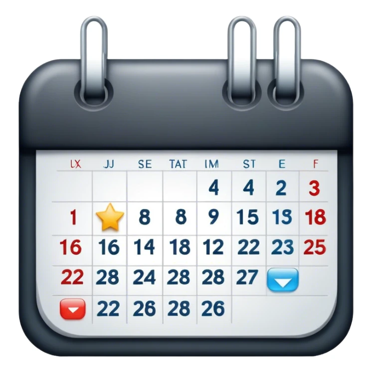 an icon for a feature "outbound campaign start and end date" sticker