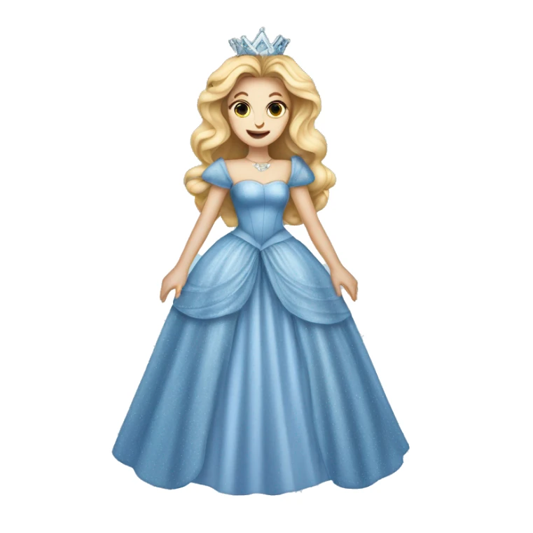 Glinda The Good Witch Wicked Blue Dress sticker