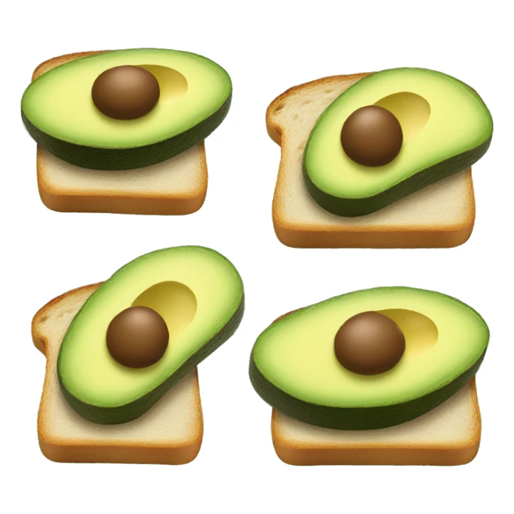 Avocado toast sticker