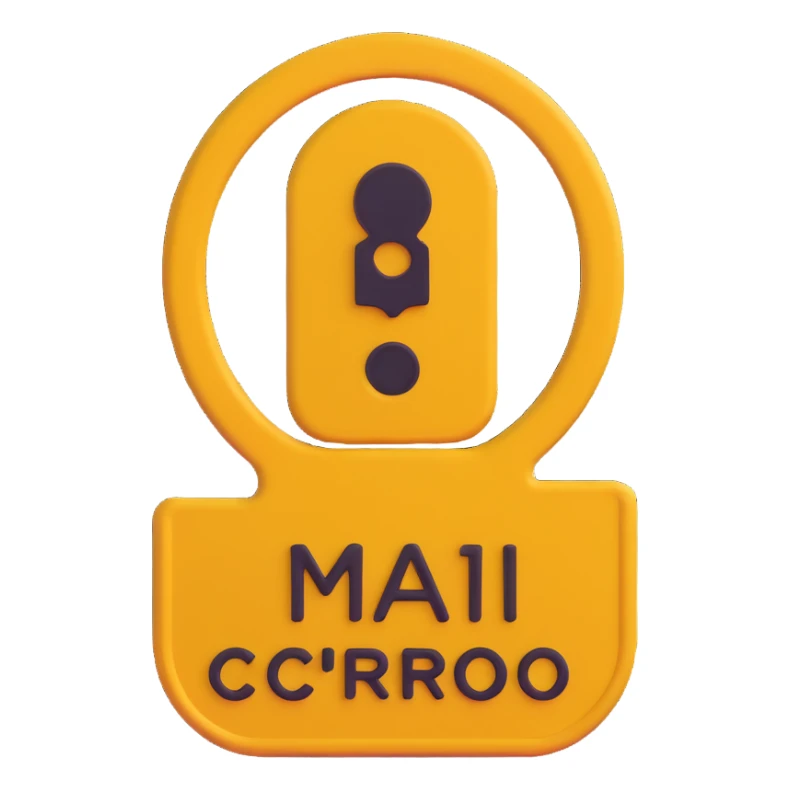 extraction point sign from Tarkov, 3D emoji style sticker