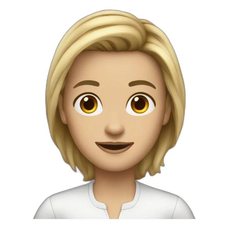 young entrepreneur darkblond hair sticker