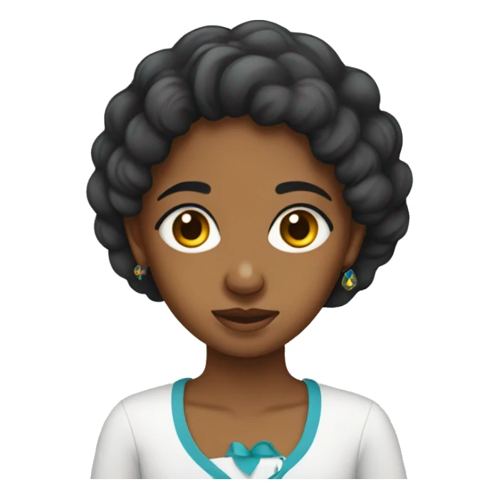 Eritrean girl sticker