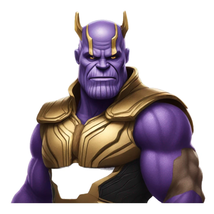Thanos with a furry costume sticker