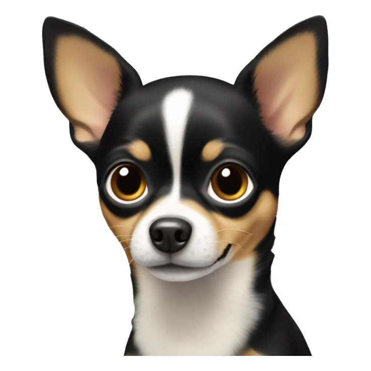 Chihuahua black and tan short hair sticker