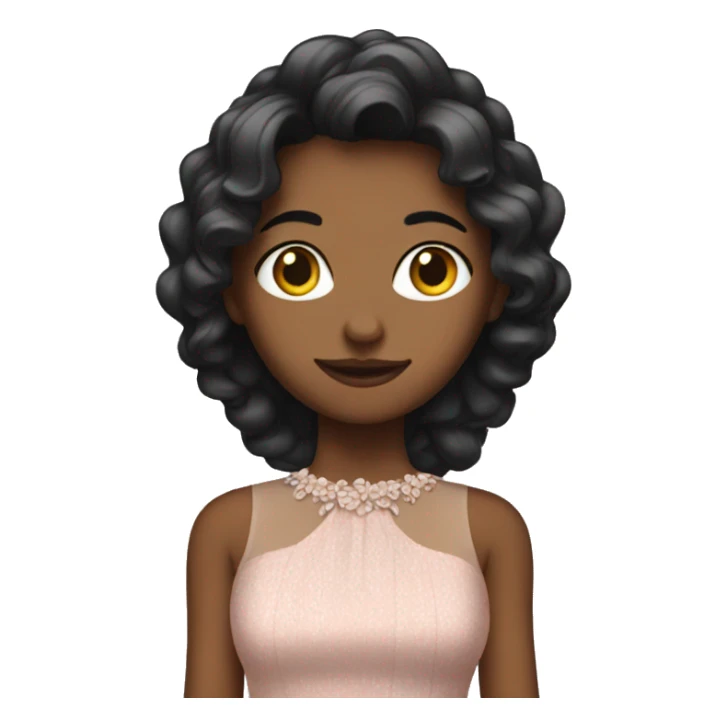 Me wearing a dress sticker