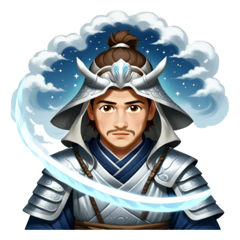 Moonlit Samurai sticker