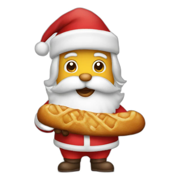 santa-holding-wiener-schnitzel sticker