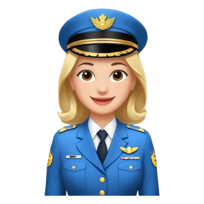 Fais-moi une réceptionniste pour un hôtel de luxe sticker