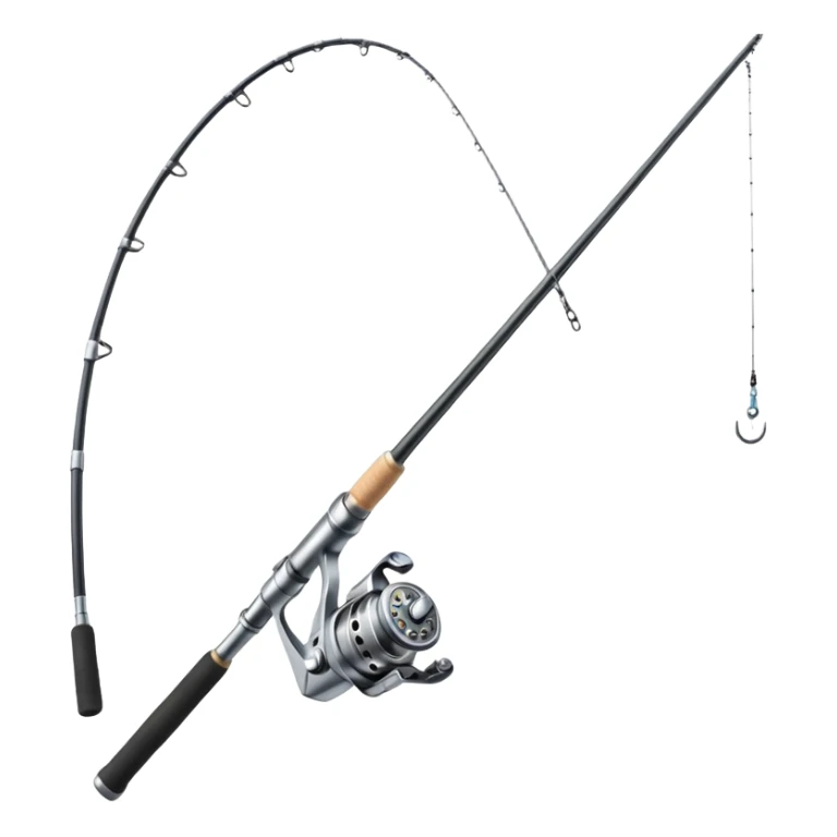 fat fishing rod sticker