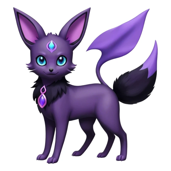 Noibat-Umbreon-Espeon-hybrid, full body sticker