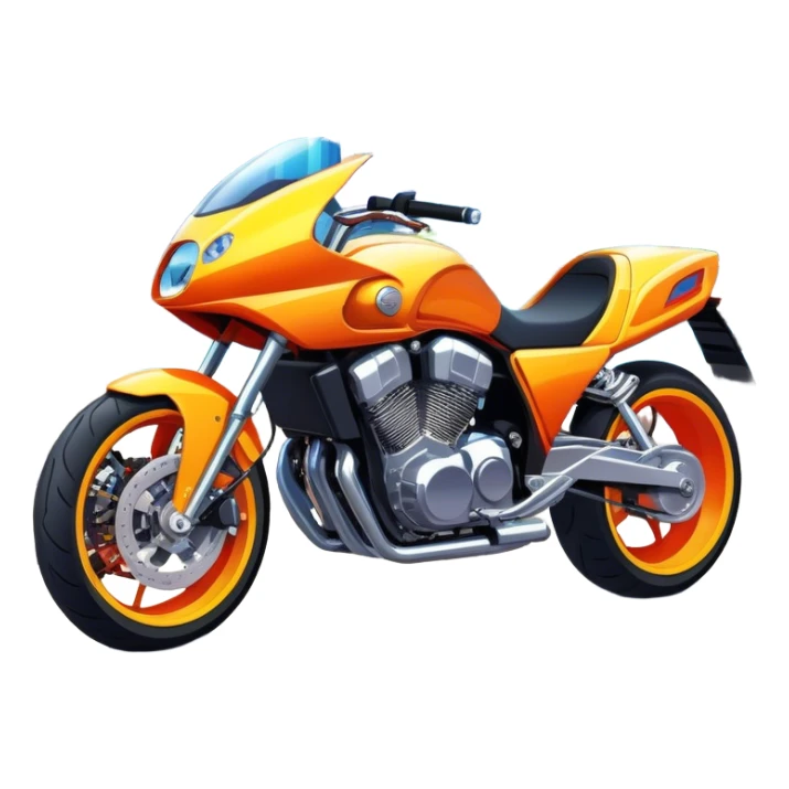 Custom tuned motorcycle and car, vibrant city background, bright colors, dynamic and detailed, modern style, urban atmosphere, high energy. sticker