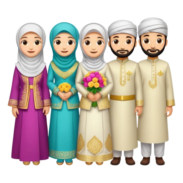Muslim wedding  sticker