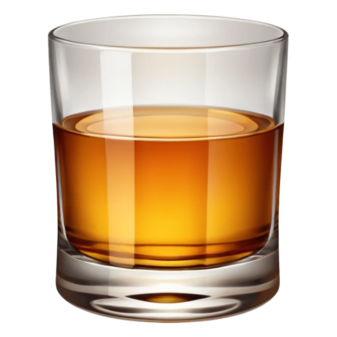 glass of whiskey, no splashes sticker