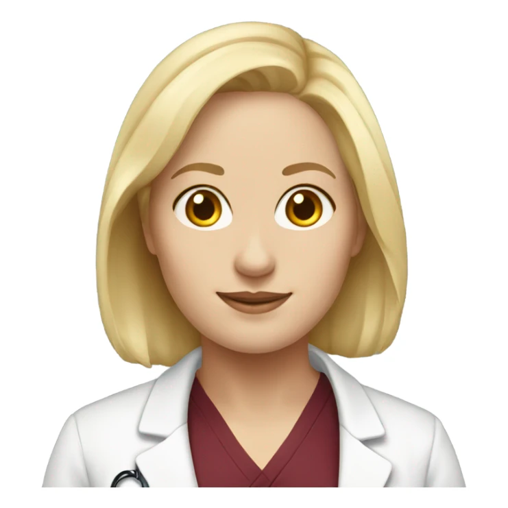 harvard physician white woman blonde hair sticker