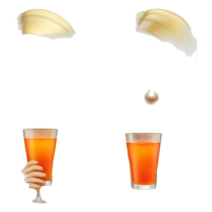 Two girls one blonde and one brown hair drinking aperol sticker