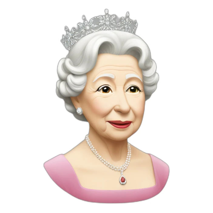 Elisabeth II Kiss Elisabeth ii sticker