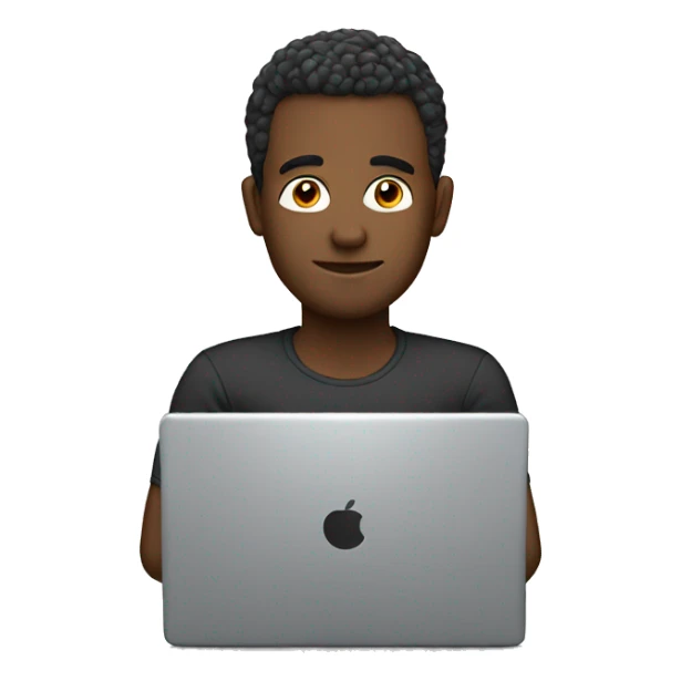 MAN LAPTOP MOVIL sticker