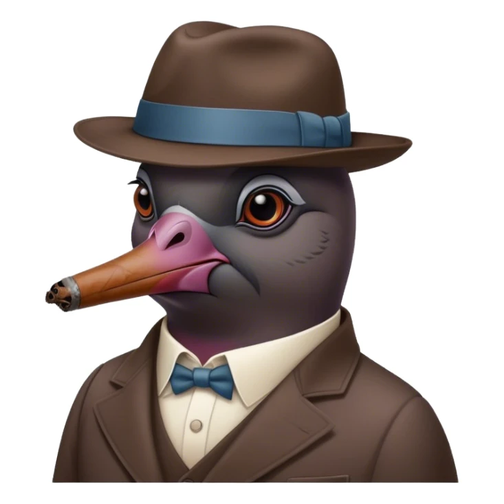 Pigeon is a drug lord , cigar sticker