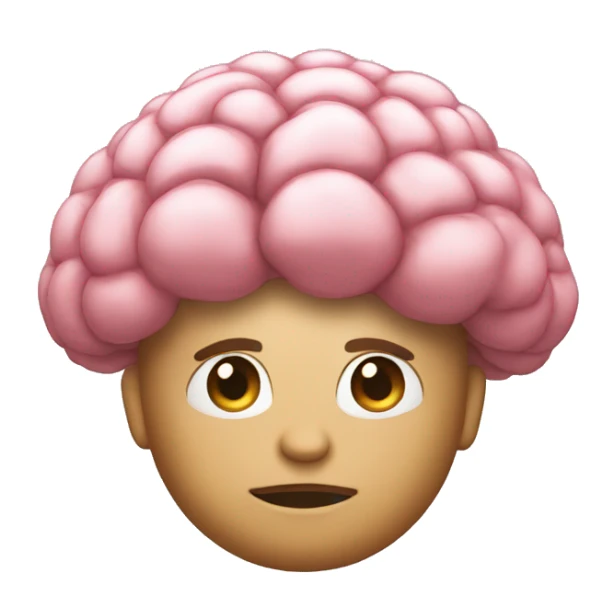 One almighty big brain of future colorfull  sticker