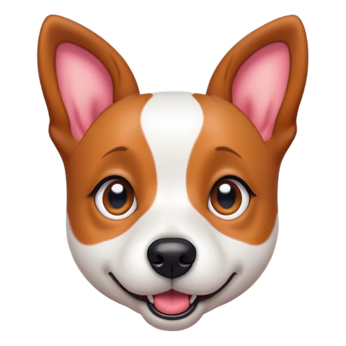 Cinematic Comical Jack Russell Terrier Portrait Emoji, Head tilted dramatically with an exaggeratedly shocked expression, featuring a perky, agile body with wide, comically expressive eyes full of playful disbelief and animated, perked ears, Simplified yet hilariously expressive features, highly detailed, glowing with a slightly sassy glow, high shine, dramatic yet playful, stylized with an air of cheeky canine mischief, soft glowing outline, capturing the essence of a meme-worthy Jack Russell Terrier that looks ready to side-eye its way into viral fame! sticker