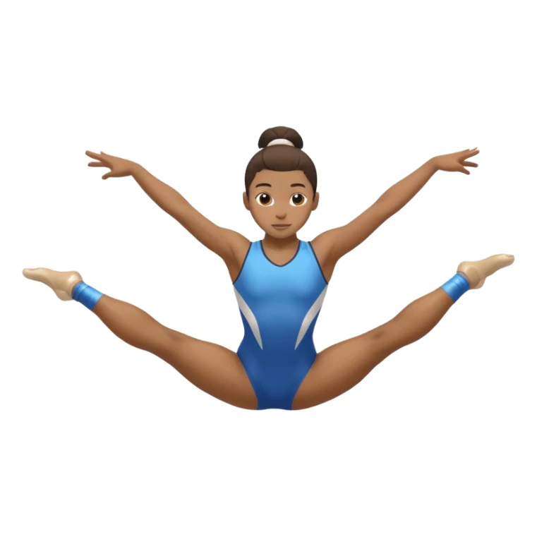 gymnast flip / cartwheel action sticker