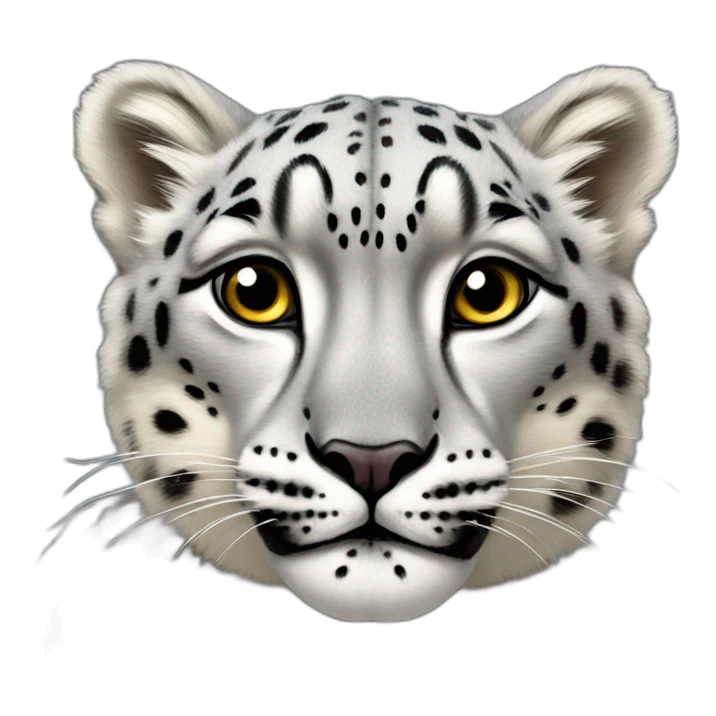 British snow leopard sticker