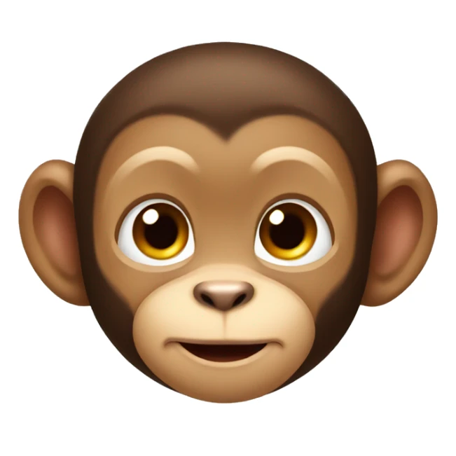 baby monkey sticker