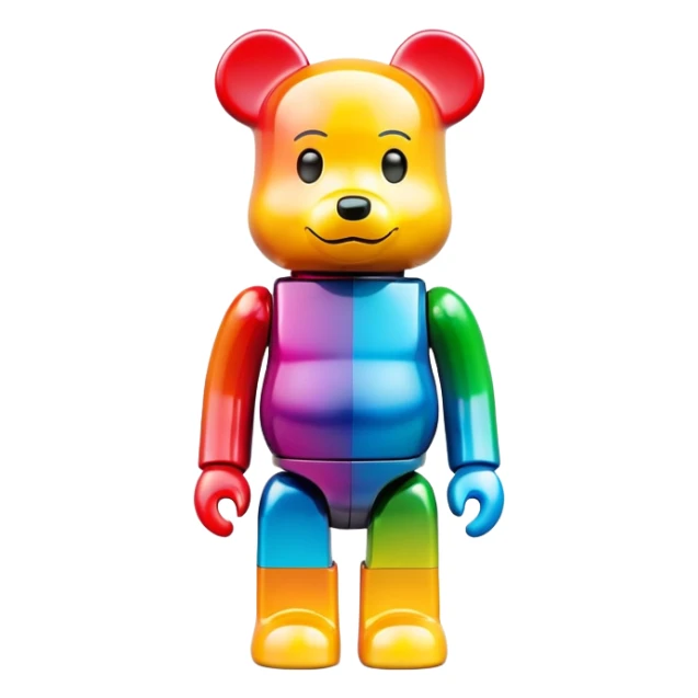 bearbrick collectible toy figure sticker