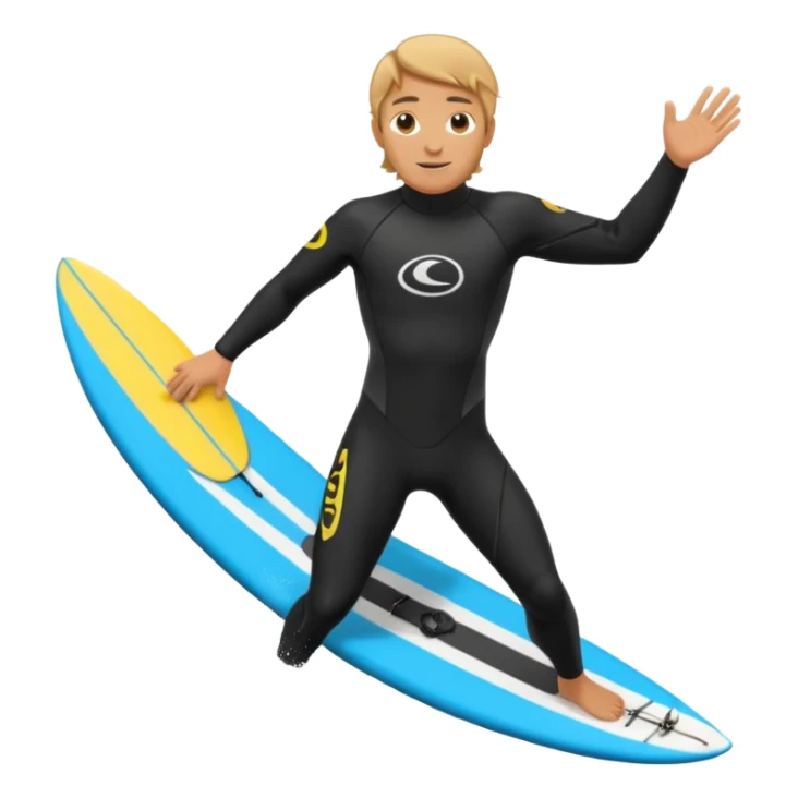 Surfista con neopreno negro largo en el mar haciendo kite surf y un loop sticker