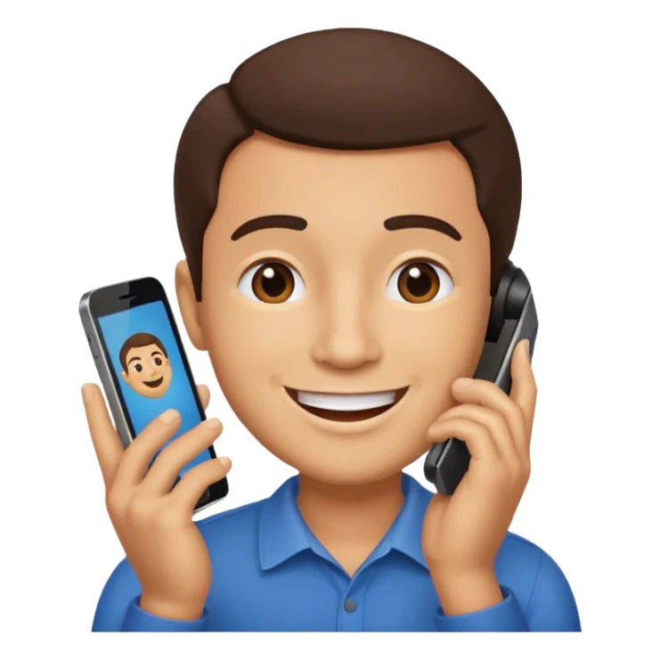 CHICO HABLANDO POR CELULAR sticker