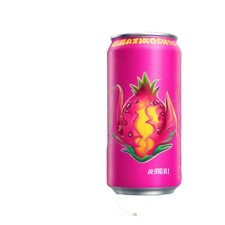 Energy Drink with the Taste of Dragonfruit & Dragon  sticker