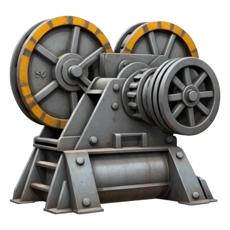 An Emoji of a KPI FT2650 Rock Crusher sticker