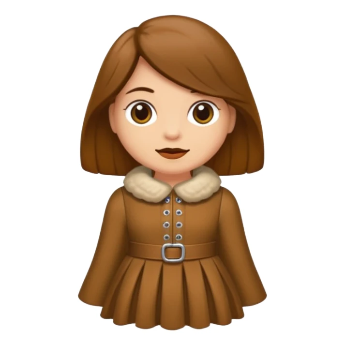 Bassotto seduto con vestito di lana sticker