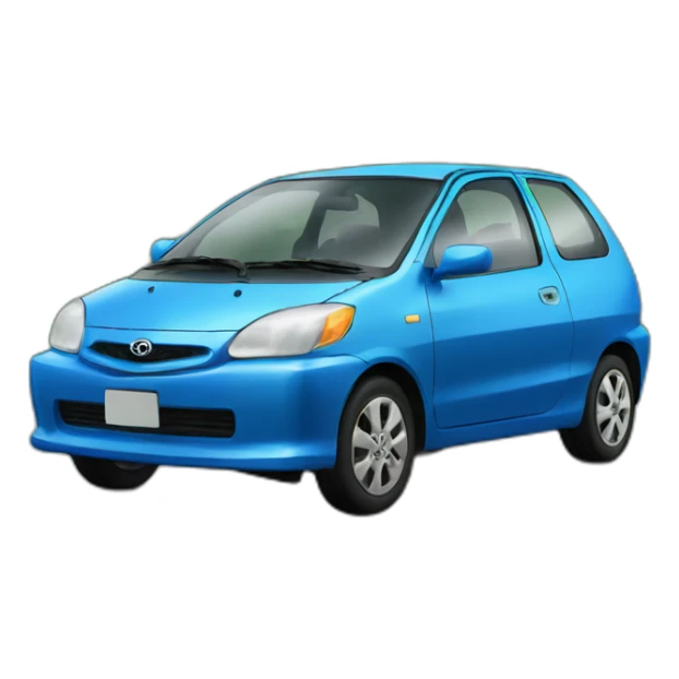 toyota aigo azul sticker