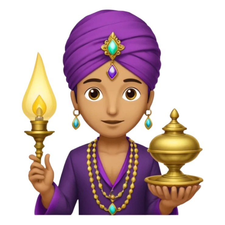 magician of the lamp sticker