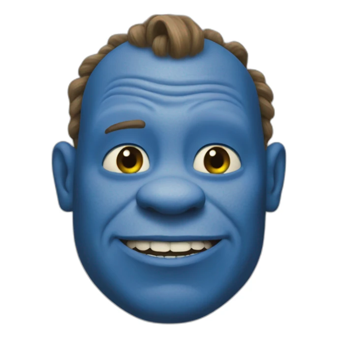 blue-shrek sticker