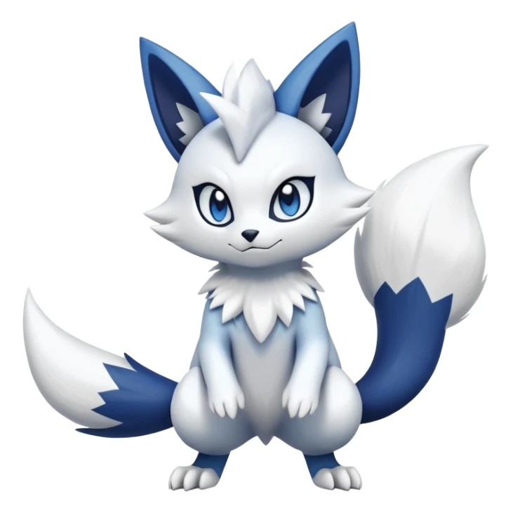 Zangoose-Meowstic-Fakémon-hybrid-creature (full body)  sticker