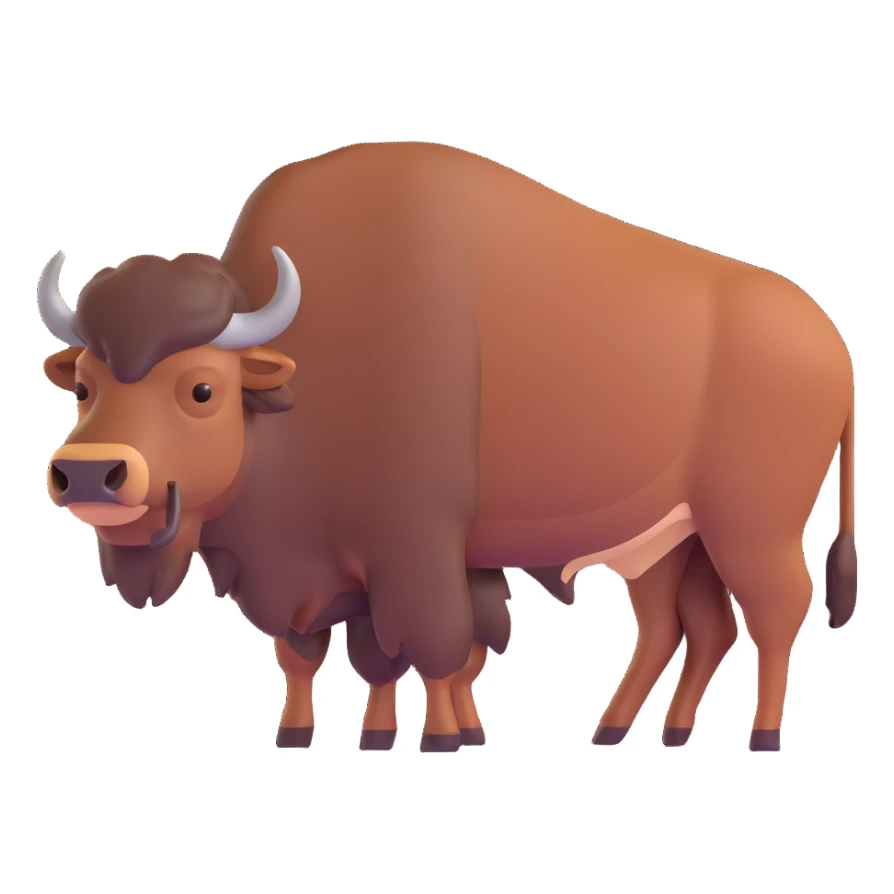 Bison sticker