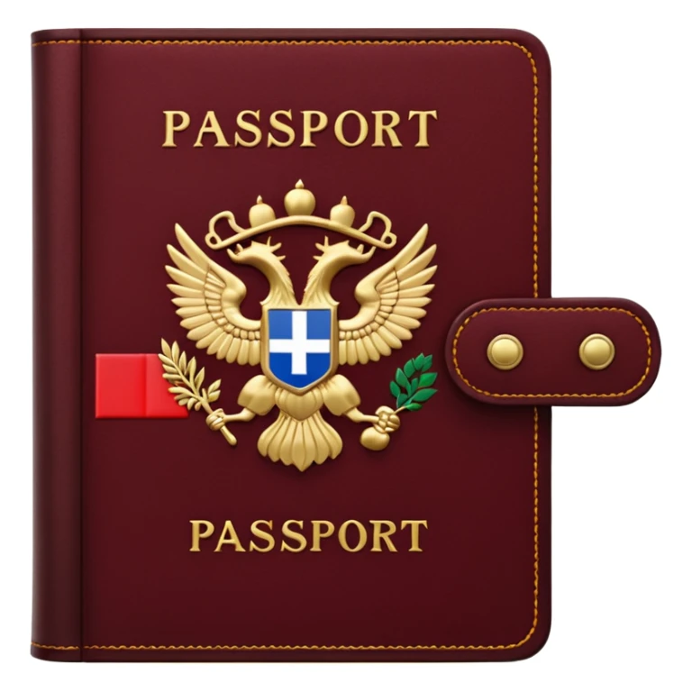 Russian and Qazaqstan pasport sticker