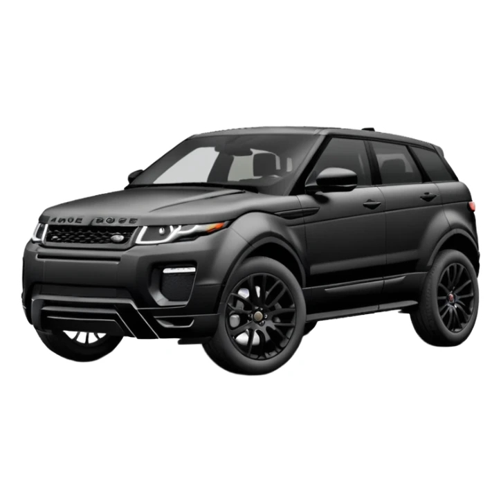 2024 all black LandRover evoque  sticker