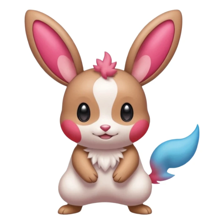 Purloin-Minccino-Plusle-Minun-fusion  sticker