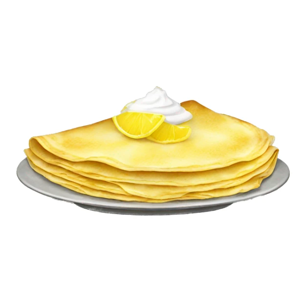 crepes-lemon and sugar on top  sticker