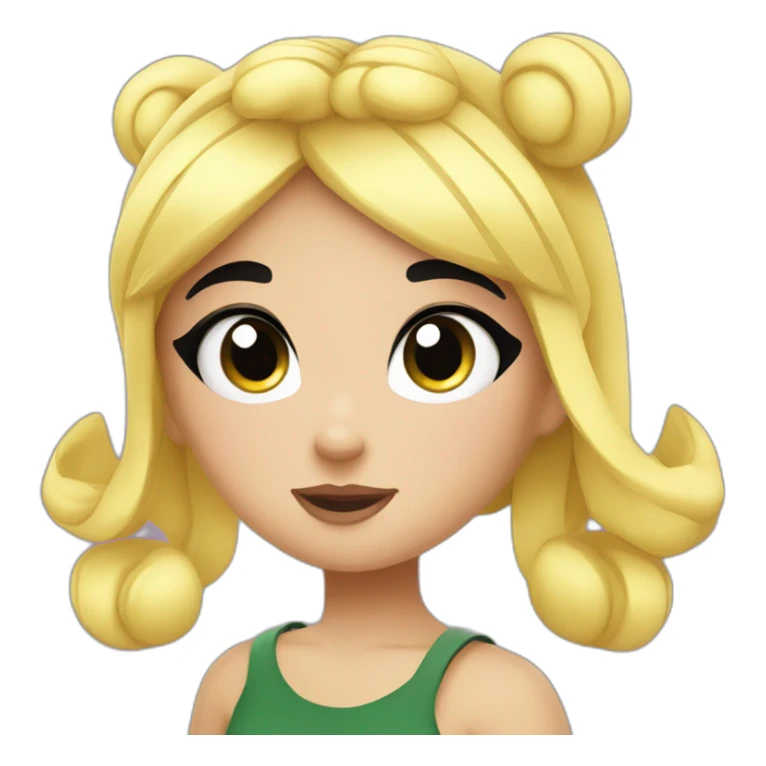 Powerpuff girl buttercup sticker