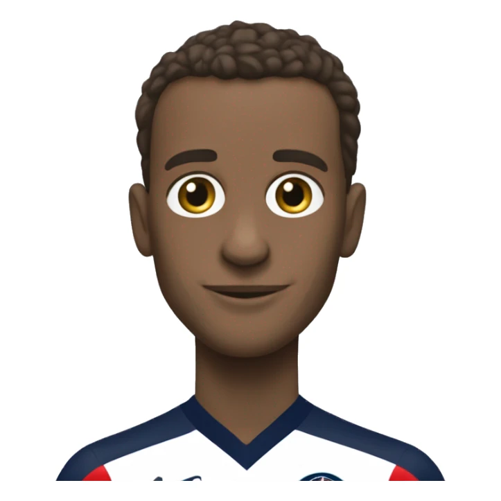 Macron in the football club PSG sticker