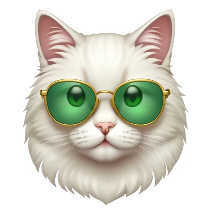 Cat with sunglasses sticker