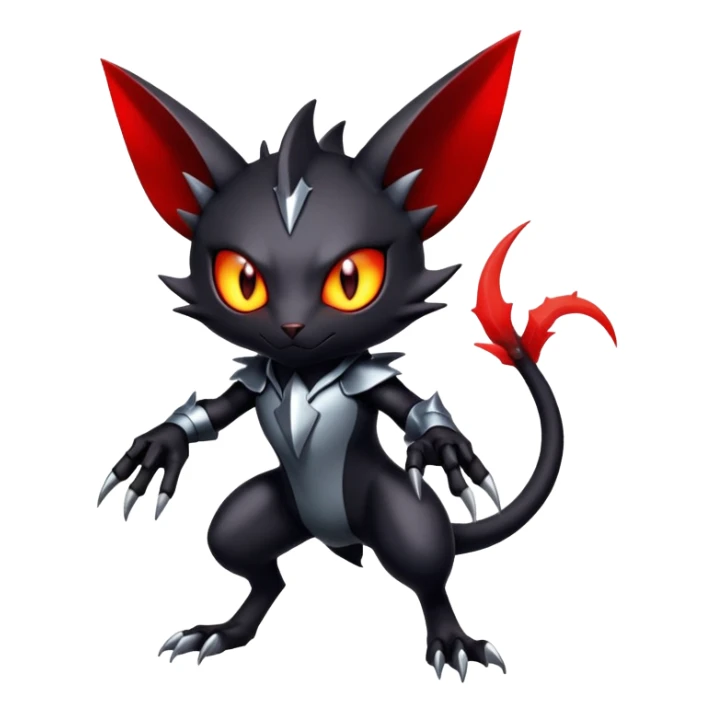 Shiny Dark Exotic Bisharp-Darkrai-Torracat-Scizor-Hybrid-Creature sticker