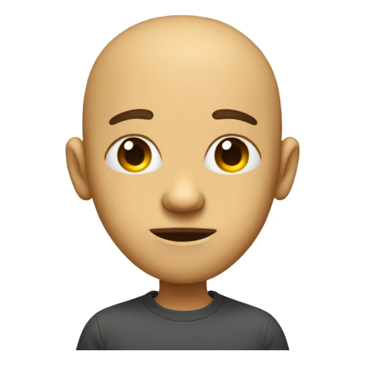 try not to smile by closing his mouth emoji sticker