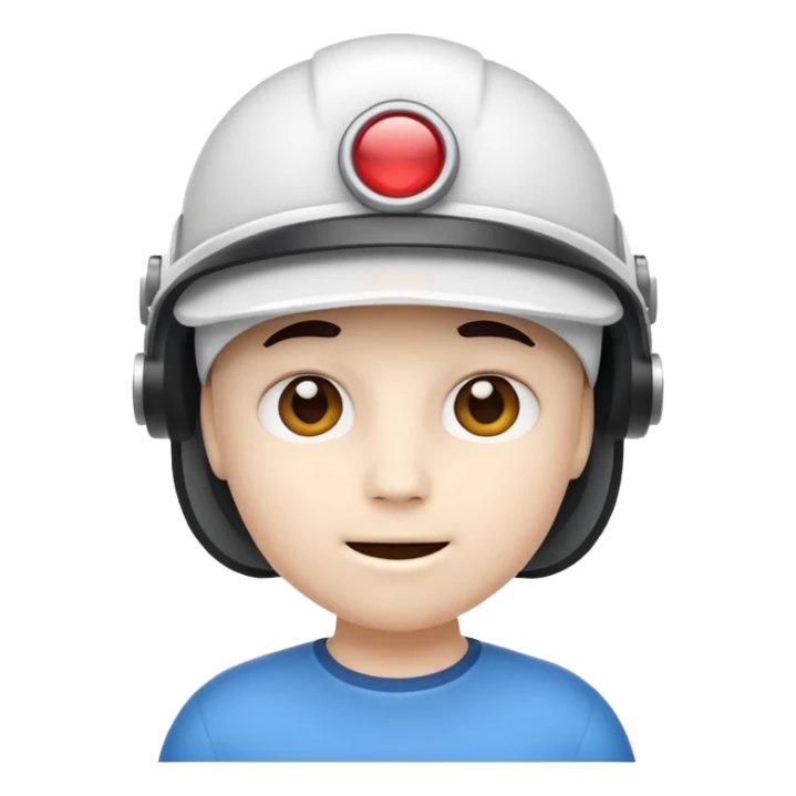 creame un emoji  de amog us con un visor sticker