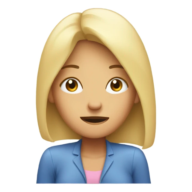 a woman face palm in dis sticker