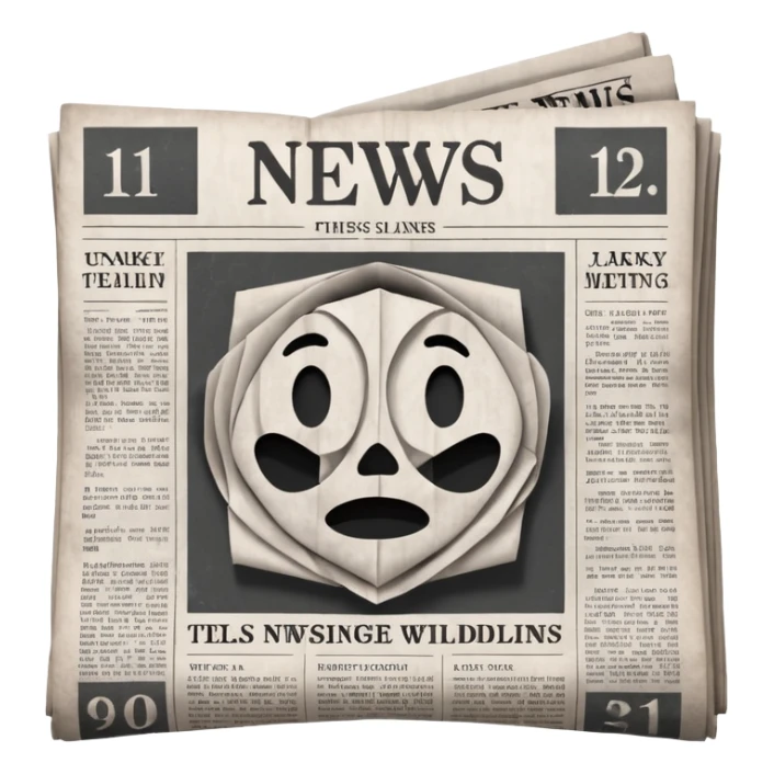 news and auctions sticker